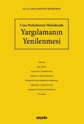 Yargılamanın Yenilenmesi - 1