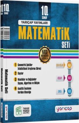 Yarı Çap Yayınları 10. Sınıf Matematik Seti - 1