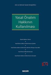 Yasal Önalım Hakkının Kullanılması - Seçkin Yayıncılık