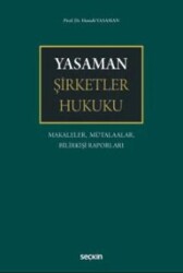 Yasaman Şirketler Hukuku - Seçkin Yayıncılık
