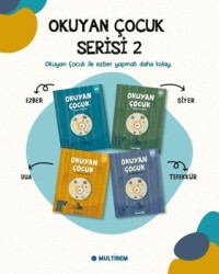 Yaşayan Din Eğitimi - Okuyan Çocuk Set 2 4 Kitap - Multibem Yayınları