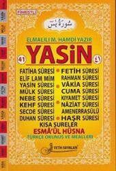 Yasin Türkçe Okunuş ve Mealleri Kod F016 - Fetih Yayınları