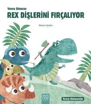Yavru Dinozor Rex Dişlerini Fırçalıyor - 1