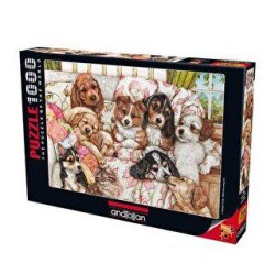 Anatolian Puzzle 1000 Parça Yavru Köpekler - Anatolian