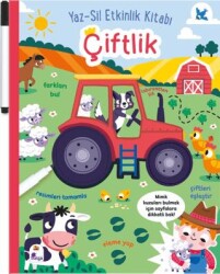 Yaz-Sil Etkinlik Kitabı – Çiftlik Kalemli - İndigo Çocuk