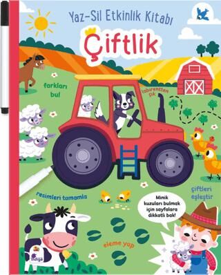 Yaz-Sil Etkinlik Kitabı – Çiftlik Kalemli - 1