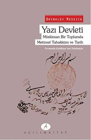 Yazı Devleti - Açılım Kitap