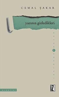 Yazının Gizledikleri kapağı