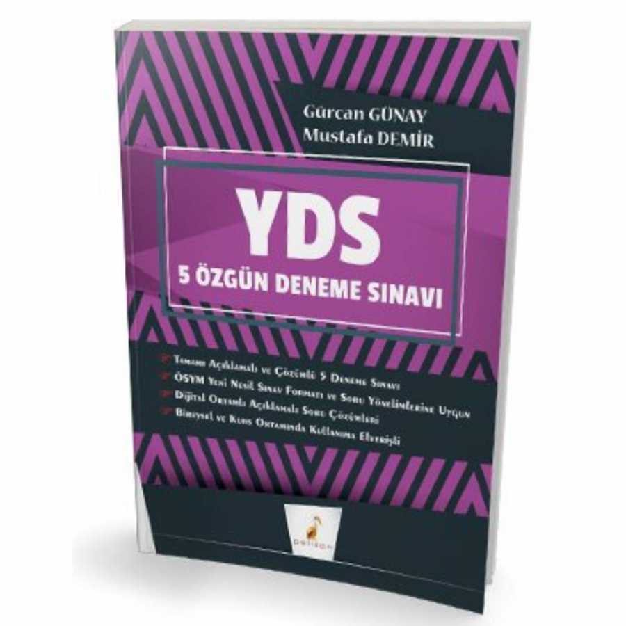 Pelikan Tıp Teknik Yayıncılık YDS İngilizce Çek Kopar 5 Özgün Deneme Sınavı Dijital Çözümlü