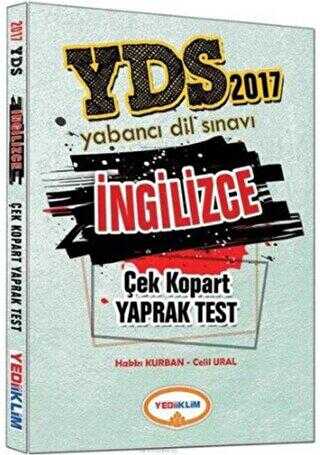 Yediiklim Yayınları YDS İngilizce Çek Kopart Yaprak Test