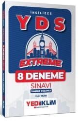 Yediiklim Yayınları YDS İngilizce Extreme Tamamı Çözümlü 8 Deneme Sınavı - Yediiklim Yayınları