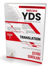 YDS İngilizce Translation Issue 7 - Pelikan Tıp Teknik Yayıncılık