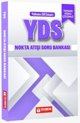 Teorem Yayıncılık YDS Nokta Atışı Soru Bankası - Tamamı Video Çözümlü - 1