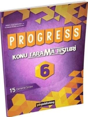 YDS Publishing 6. Sınıf İngilizce Progress Konu Tarama Testleri 15 Deneme - 1