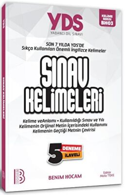 YDS Sınav Kelimeleri 5 Deneme İlaveli - 1