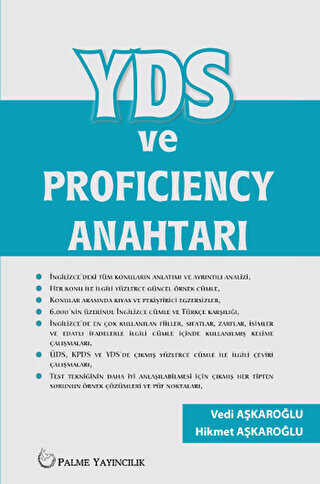Palme Yayıncılık YDS ve Proficiency Anahtarı