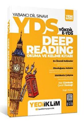 Yediiklim Yayınları YDS - YÖKDİL Deep Reading Okuma ve Kelime Kitabı - 1