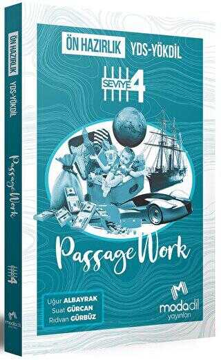 Modadil Yayınları YDS YÖKDİL Ön Hazırlık Passagework Seviye 4 - Modadil Yayınları