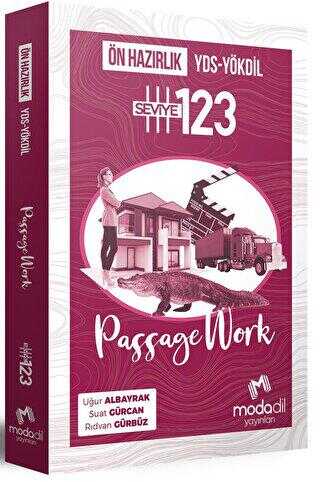 Modadil Yayınları YDS YÖKDİL Passage Work Ön Hazırlık Seviye 1 2 3