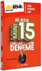 HocaWebde Yayınları YDS YÖKDİL YKSDİL Aç Bitir Mini 15 Deneme - HocaWebde Yayınları