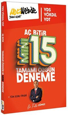 HocaWebde Yayınları YDS YÖKDİL YKSDİL Aç Bitir Mini 15 Deneme - 1