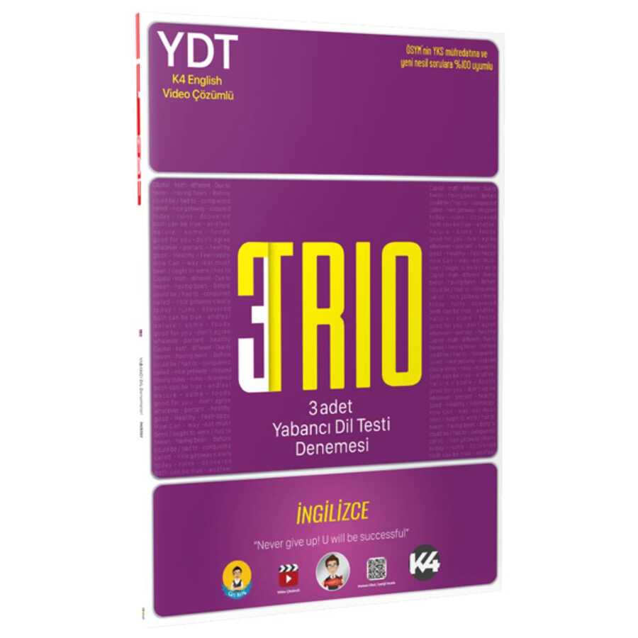 YDT 3’lü TRIO Denemeleri Gri Koç Yayınları
