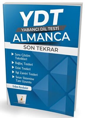 Pelikan Tıp Teknik Yayıncılık YDT Almanca Son Tekrar - 1