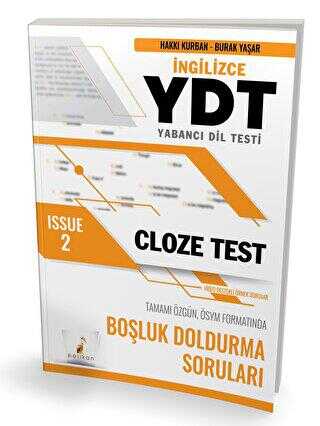 Pelikan Tıp Teknik Yayıncılık YDT İngilizce Cloze Test Issue 2