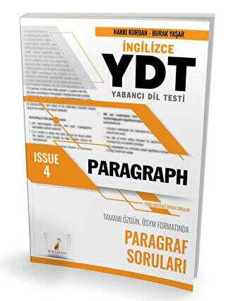 Pelikan Tıp Teknik Yayıncılık YDT İngilizce Paragraph Issue 4