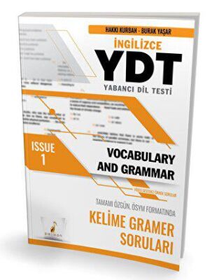 Pelikan Tıp Teknik Yayıncılık YDT İngilizce Vocabulary and Grammar Issue 1 - 1