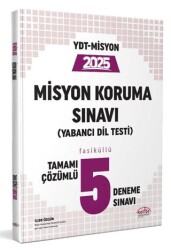 Editör Yayınevi YDT Misyon Koruma Sınavı 5 Deneme Sınavı - Editör Yayınevi