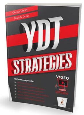 Pelikan Tıp Teknik Yayıncılık YDT Strategies Video Çözümlü Soru Bankası - 1