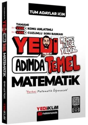 Yediiklim Yayınları Yedi Adımda Temel Matematik Video Konu Anlatımlı Video Çözümlü Soru Bankası - 1