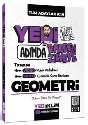 Yedi Adımda Temelden Zirveye Geometri Video Konu Anlatımlı Video Çözümlü Soru Bankası - 1