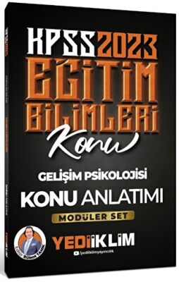 Yediiklim Yayınları 2023 KPSS Eğitim Bilimleri Gelişim Psikolojisi Konu Anlatımı Modüler Set İçerisindeki - 1