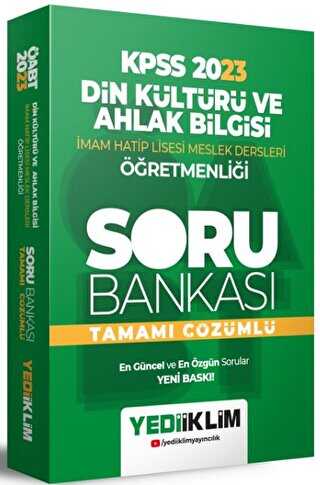 Yediiklim Yayınları 2023 ÖABT Din Kültürü ve Ahlak Bilgisi Öğretmenliği Tamamı Çözümlü Soru Bankası - 1