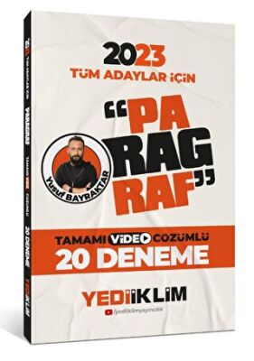 2023 Tüm Adaylar İçin Paragraf Tamamı Video Çözümlü 20 Deneme - 1