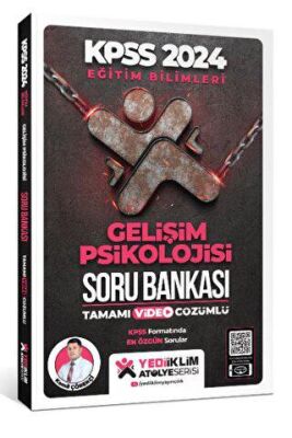 Yediiklim Yayınları 2024 Eğitim Bilimleri Atölye Serisi Gelişim Psikolojisi Tamamı Video Çözümlü Soru Bankası - 1