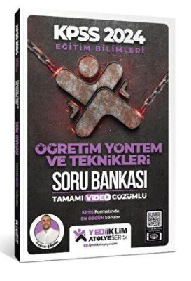 Yediiklim Yayınları 2024 Eğitim Bilimleri Atölye Serisi Öğretim Yöntem Ve Teknikleri Tamamı Video Çözümlü Soru Bankası - 1