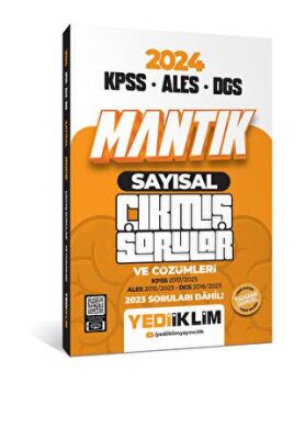 Yediiklim Yayınları 2024 KPSS ALES DGS Sayısal Mantık Tamamı Çözümlü Çıkmış Sorular - 1