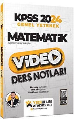 Yediiklim Yayınları Kpss Atölye Serisi Matematik Video Ders Notları - 1