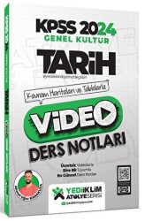 Yediiklim Yayınları 2024 KPSS Atölye Serisi Tarih Video Ders Notları - 2