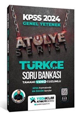 Yediiklim Yayınları 2024 KPSS Atölye Serisi Türkçe Tamamı Video Çözümlü Soru Bankası - 1