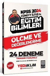 Yediiklim Yayınları 2024 KPSS Cüneyt İltuş ile Eğitim Bilimleri Ölçme ve Değerlendirme Tamamı Çözümlü 24 Deneme - Yediiklim Yayınları