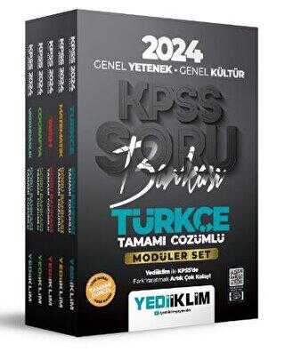 Yediiklim Yayınları 2024 KPSS Genel Yetenek Genel Kültür Modüler Set Soru Bankası