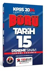 Yediiklim Yayınları 2024 KPSS GK Börü Tarih Tamamı Çözümlü 15 Deneme - Yediiklim Yayınları