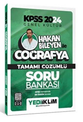 Yediiklim Yayınları 2024 Kpss Hakan Bileyen ile Coğrafya Tamamı Çözümlü Soru Bankası - Yediiklim Yayınları