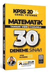 Yediiklim Yayınları 2024 KPSS Matematik Tamamı Video Çözümlü 30 Deneme - Yediiklim Yayınları