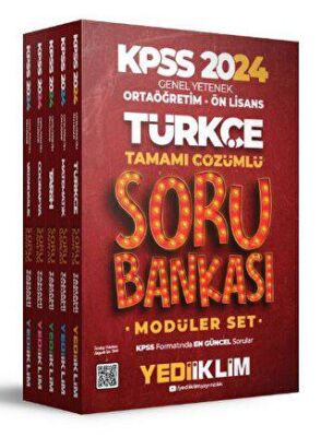 Yediiklim Yayınları 2024 KPSS Ortaöğretim-Önlisans Genel Yetenek Genel Kültür Tamamı Çözümlü Modüler Soru Bankası - 1