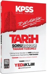 Yediiklim Yayınları 2025 KPSS Tonyukuk Tarih Tamamı Çözümlü Soru Bankası - Yediiklim Yayınları